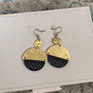 Gold earrings